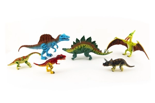 Set van bewegende dinosaurussen 6 stuks