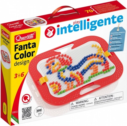 Quercetti FantaColor Design 300 stuks (Ø10 mm)