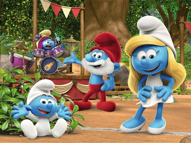 TREFL Puzzel Smurfen en Smurfin 30 stukken