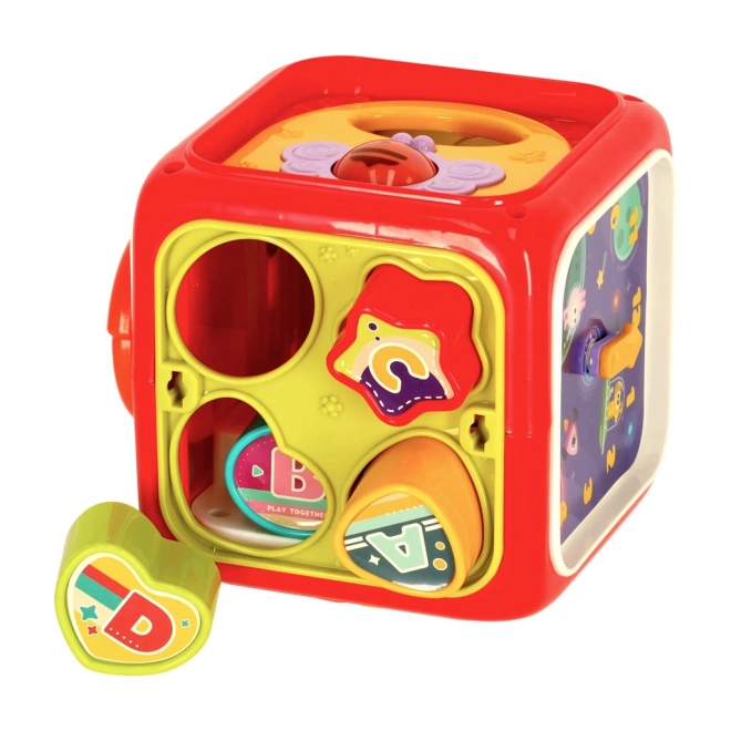 Interactieve educatieve kubus 6-in-1 Bibi-inn roze
