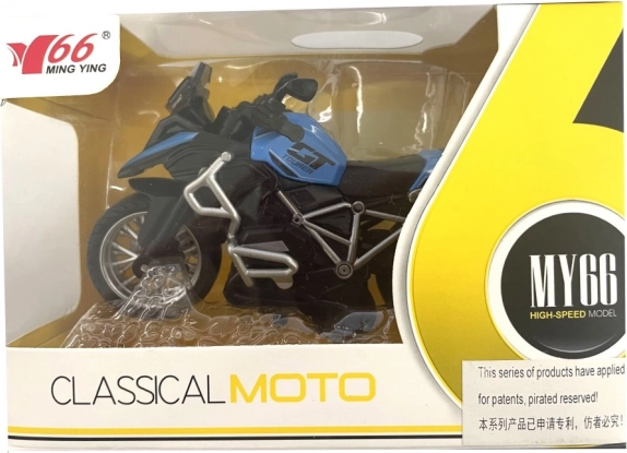 Motorfiets met opwindmechanisme 1:14