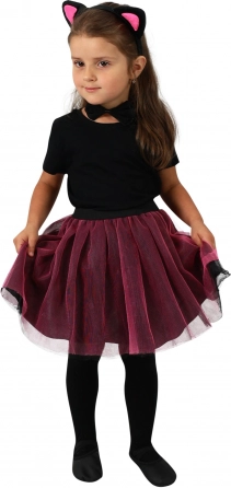 Kinderkostuum kat met tutu-rok
