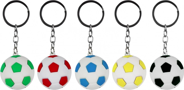 Sleutelhanger Voetbal 35 mm Kleurenmix