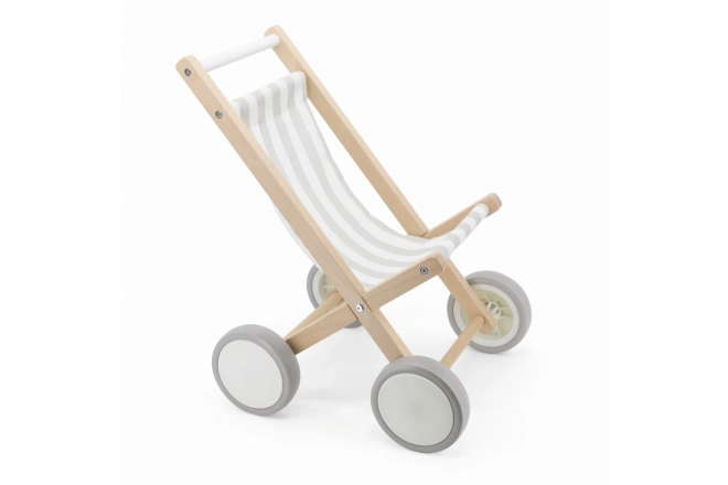 Houten poppenwagen