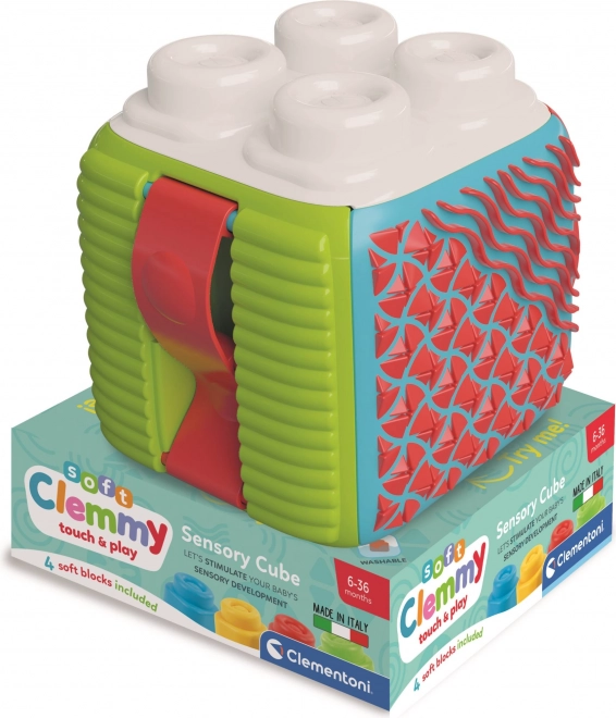Clementoni Clemmy sensorische actieve blok met zachte blokken