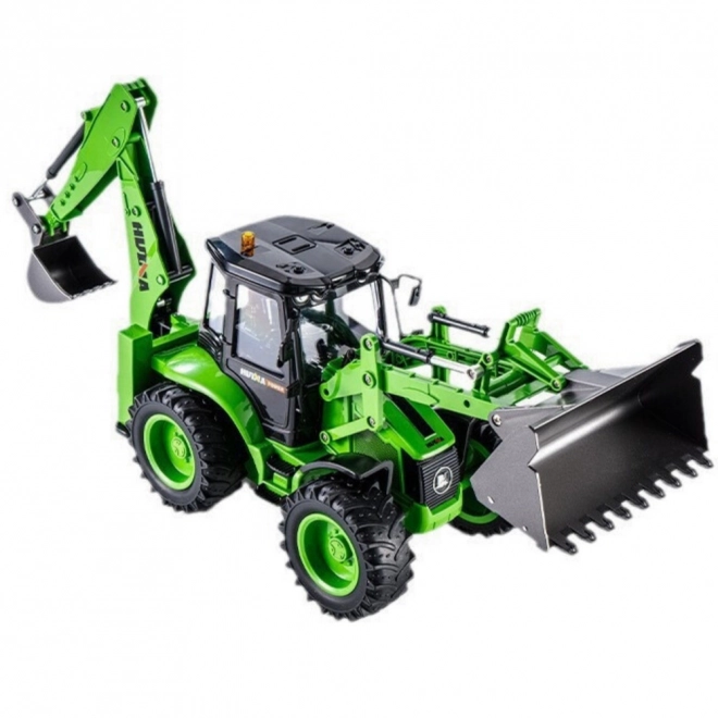 Groene RC graaf-laadmachine Huina 1:14