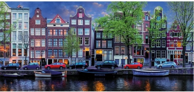 Panoramische puzzel Amsterdam 636 stukjes