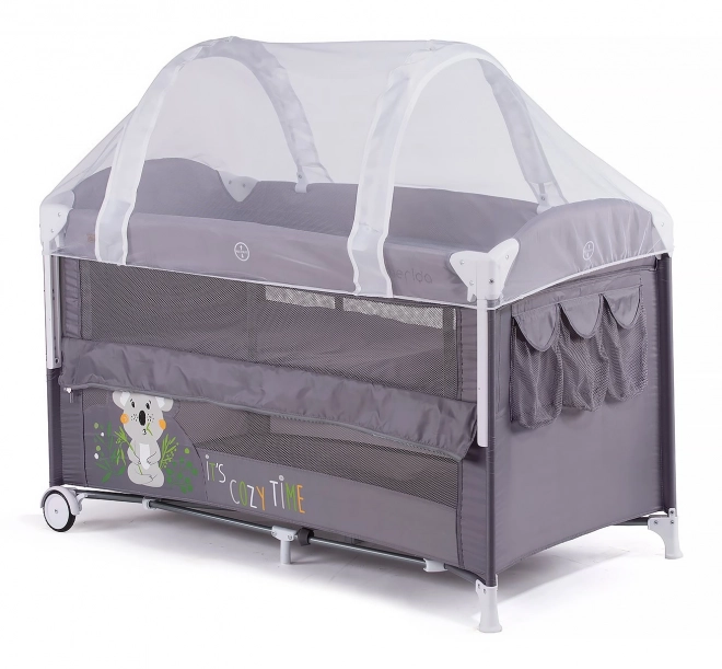 CHIPOLINO Muskietennet voor opvouwbaar reisbedje 120x60 cm wit