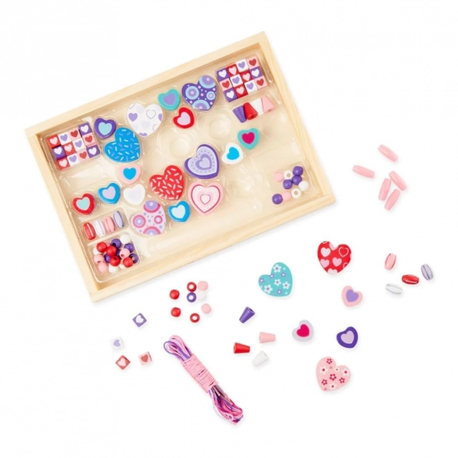 Creatieve kralenset Hartjes - Melissa & Doug