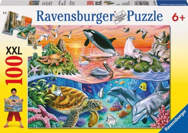 Puzzel Prachtige Oceaan XXL van Ravensburger 100 stukjes