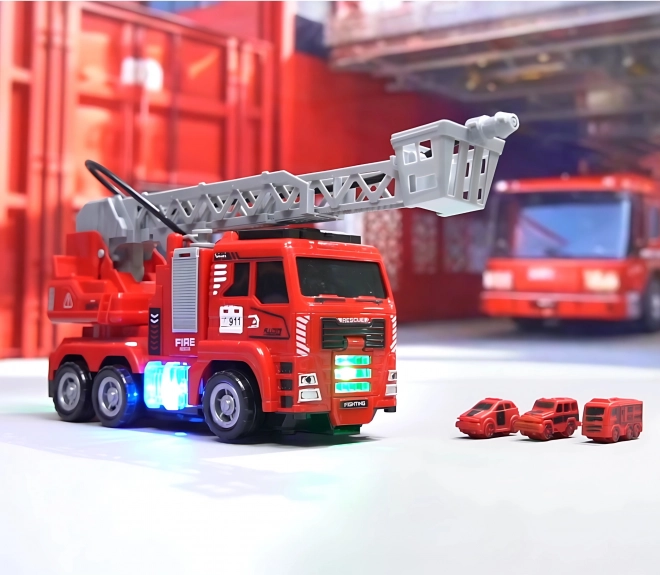 Interactieve Brandweerauto met Beweegbare Ladder