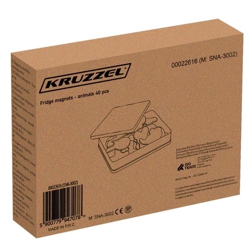 Koelkastmagneten - dieren 42 stuks
