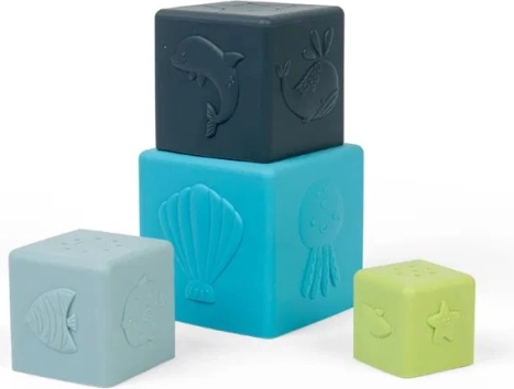 Bigjigs Toys stapelblokken met zeethema