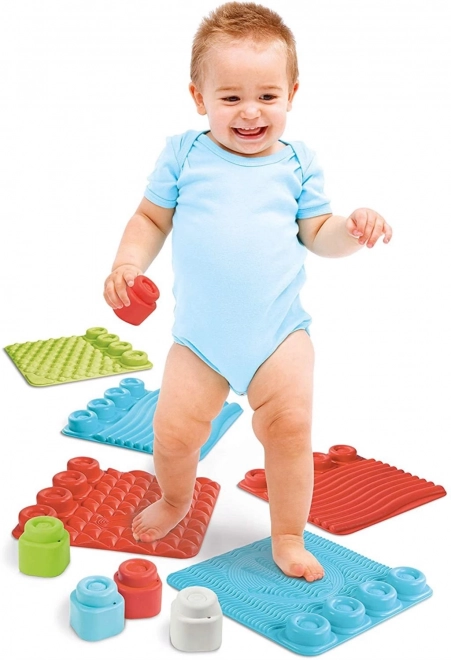 CLEMENTONI SOFT CLEMMY Sensorische matten met blokken