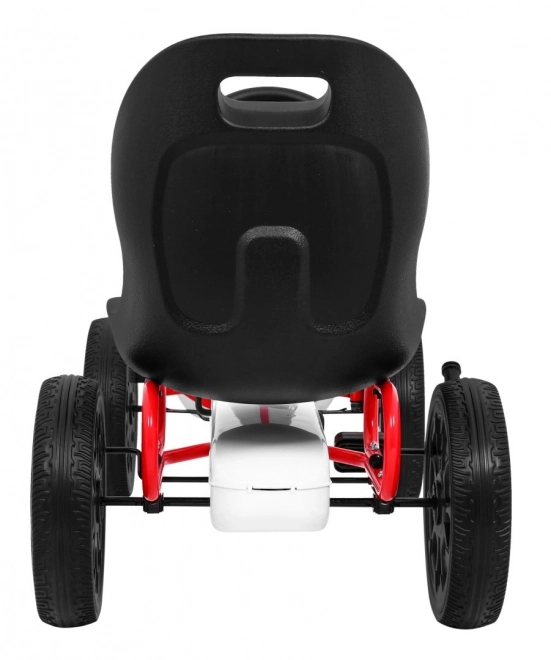 Gokart met trappers ABARTH wit