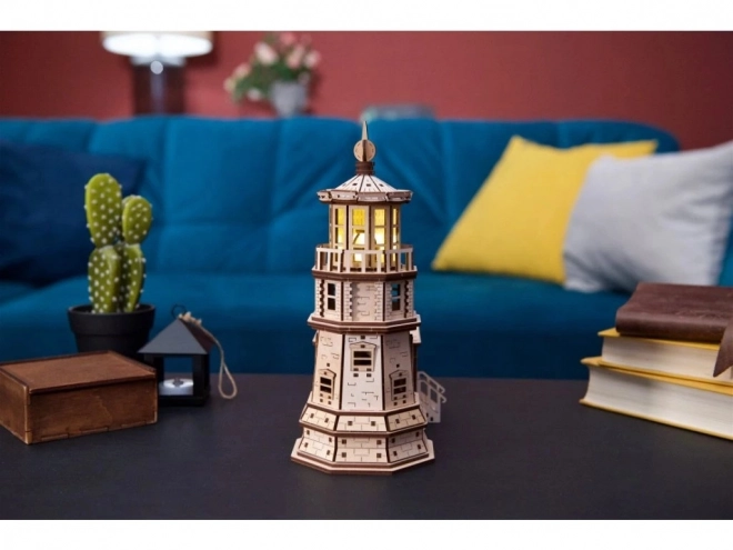 Vuurtoren Split Rock 3D houten mechanische puzzel