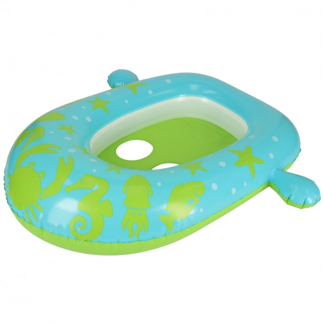 Groene opblaasbare drijfring met klep BESTWAY voor baby's