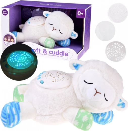 Projectorlamp mascotte schaap beertje sterren slaapliedjes ruis ZA4797