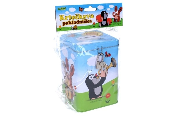 Grote blikken spaarpot met Molletje