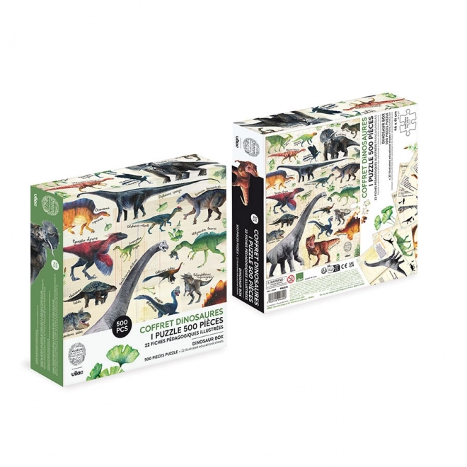 Puzzel dinosaurussen 500 stukjes