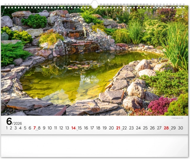 Wandkalender Tuinen 2026