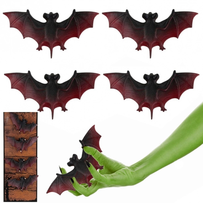 Halloween decoratie vleermuizen set