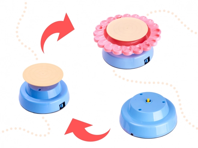kinderpottenbakkerset met klei en verven