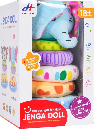 Leuk piepje in de olifantenkop