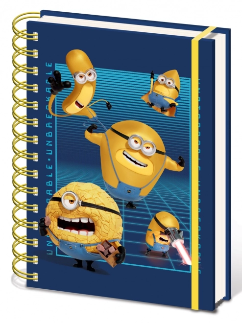 Spiraalblok A5 2024 met Minion-thema