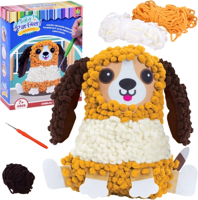 Creatief kussentje hondje – doe-het-zelf set