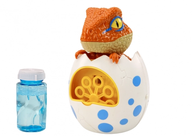 Bellenblaasmachine Dino in ei met navulling