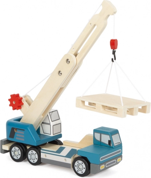 Small Foot vrachtkraan met pallet