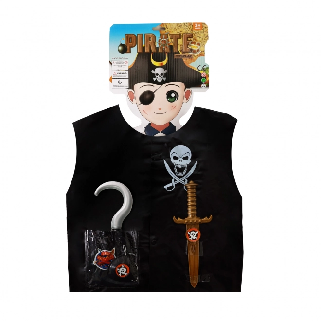 Kindersetje piraat met accessoires