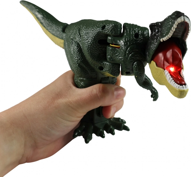Bewegende T-Rex dinosaurus met geluid en licht