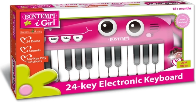 Elektronische piano voor kinderen met 24 toetsen en lichteffecten