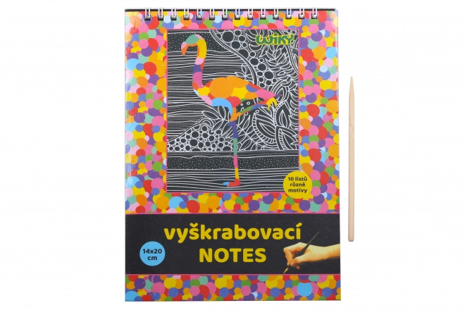 Krasblok 14x20cm / 10 vellen