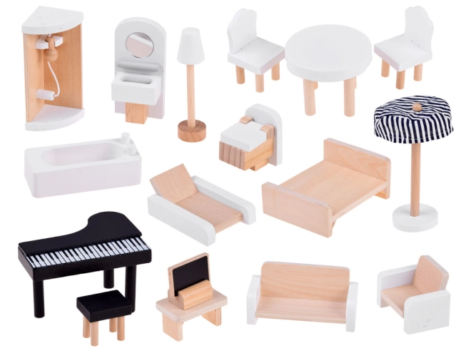 Rijke set meubels en accessoires