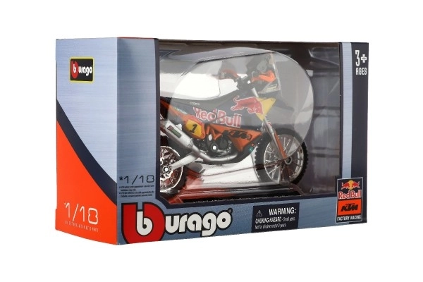 Bburago Rode Bull KTM Rally Dakar 2019 motorfiets 1:18