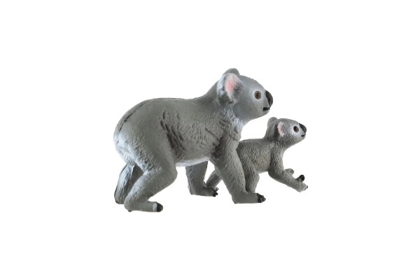 Koala berenachtig 2st vrouwtje met jong zooted plastic 4-6cm in zak