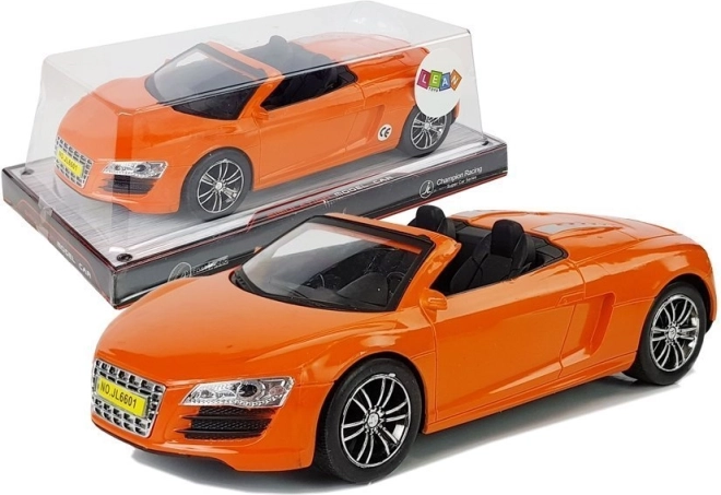Speelgoed cabriolet met opwindmechanisme oranje 1:18