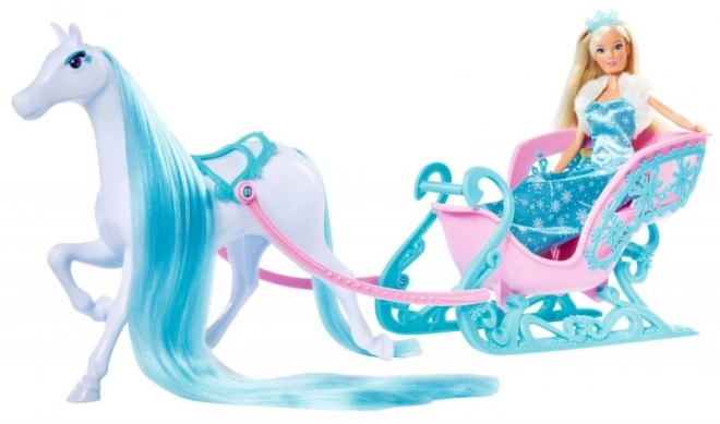 Pop Steffi met paard Snow Dream