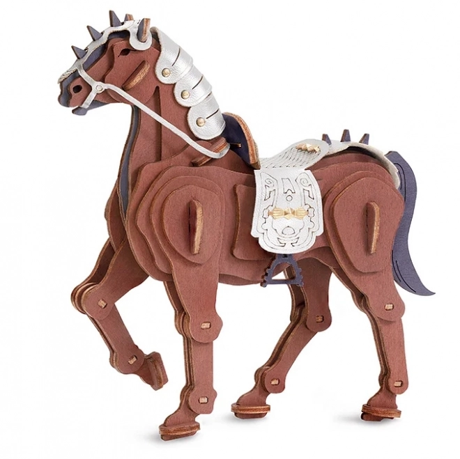 RoboTime Houten Puzzel Strijdpaard