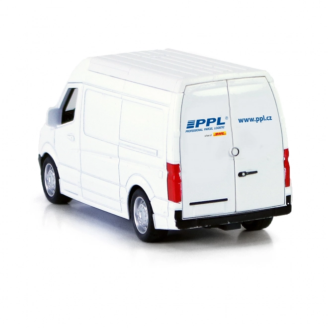 Metalen auto PPL met te openen deuren 14 cm