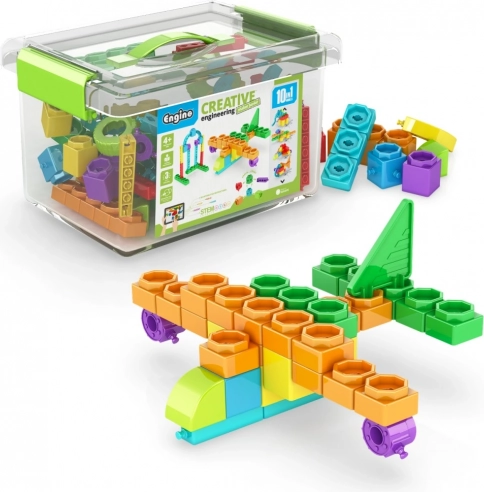 Bouwset Engino Box Junior – 10 modellen voor kinderen vanaf 4 jaar