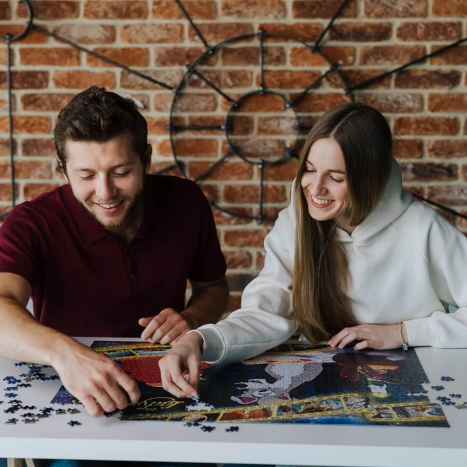 TREFL Puzzel Premium Plus Iconische Momenten: Lady en de Vagebond 1000 stukjes