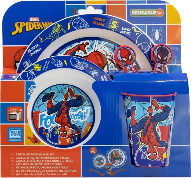 Kinder eetset 5-in-1 Spiderman