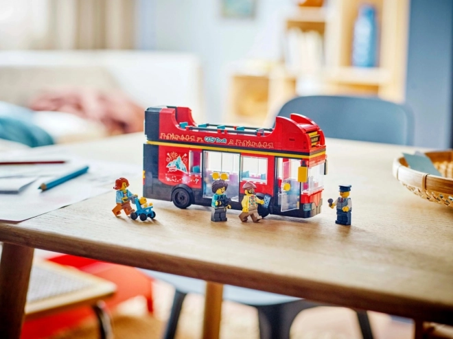 LEGO City 60407 Rode Dubbeldekker Sightseeing Bus