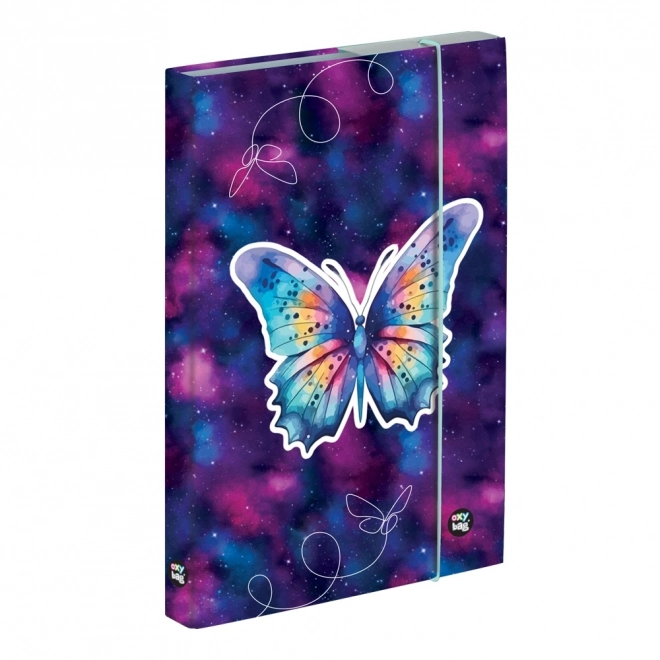 Box voor schriften met vlindermotief