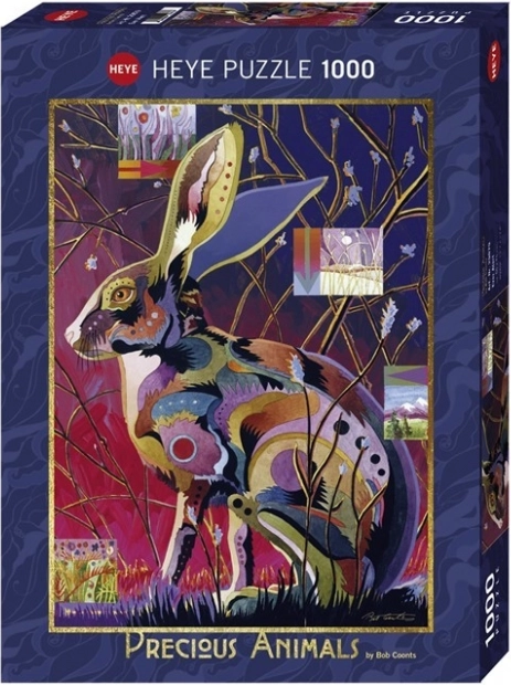 Puzzel 1000 stukjes – konijn (kostbare dieren)