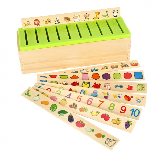 Houten Montessori educatieve sorteerder